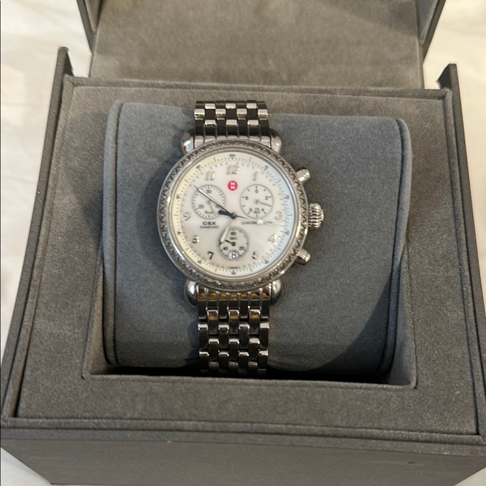 Michele Silver Woman’s Watch